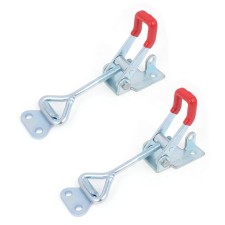 

Plastic Cover Lever Door Button Type Metal 396Lbs Toggle Clamp BRH 4002A 2pcs