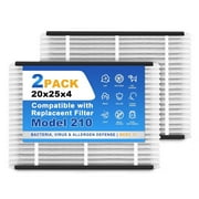 SNAPZY 210 Replacement Filter Compatible with AprilAire Air Purifier Models 1210 1620 2210 2216 3210 4200 2200 Upgrade Kit 1213, Merv 11 Whole House Furnace Filters 20x25x4, 2-Pack