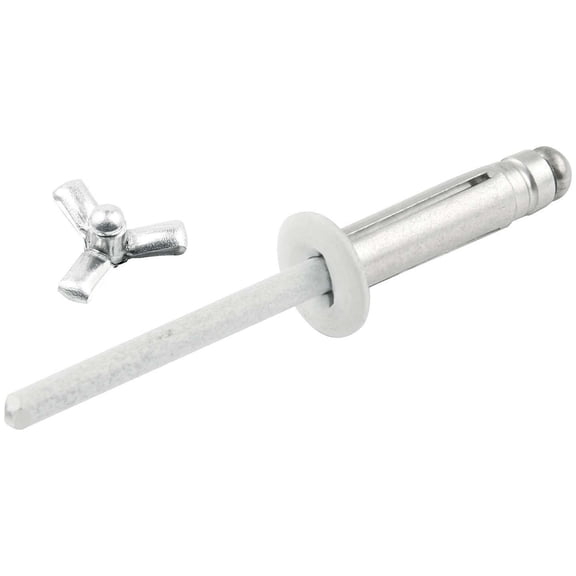 Sm Hd Rivet 250pk White Flange Type