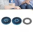 thumbnail image 4 of Haptic Coin, Mellow Unique Pattern Ergonomic Metal Push Slider Coin Toy  For Office Work Blue,Red, 4 of 8