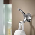 thumbnail image 4 of MOEN Darcy Double Robe Hook with Press and Mark in Chrome MY1503CH - New, 4 of 6