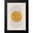 thumbnail image 2 of The Miuus Studio 18x24 Black Modern Framed Museum Art Print Titled - Perfect Point Yellow, 2 of 5