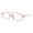 Pink, variant on Blue Light Blocker Glasses Women's Classy Rectangular Eyeglasses UV400 Black