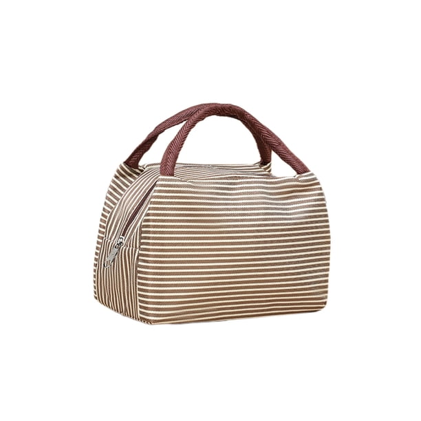 Bolsa de Almuerzo Aislante para Mujeres y Hombres – Porta Comidas Térmico Reutilizable e Impermeable con Forro de Aluminio, Caja de Almuerzo Portátil de Gran Capacidad para Trabajo Oficina Picnic