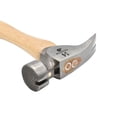 thumbnail image 3 of Big Horn 14 Oz Tiger Titanium Hammer With Straight Hickory Handle, 3 of 6