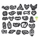 thumbnail image 2 of Fugacal Plantillas Plantilla para el cabello Plantilla para el cabello Molde para dar forma al cabello Plantillas para el salón Suministros para el corte de cabello Fugacal No se aplica, 2 of 6