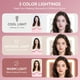 thumbnail image 2 of Set de brochas de maquillaje de viaje con espejo de luz LED para niñas adolescentes, 2 of 7