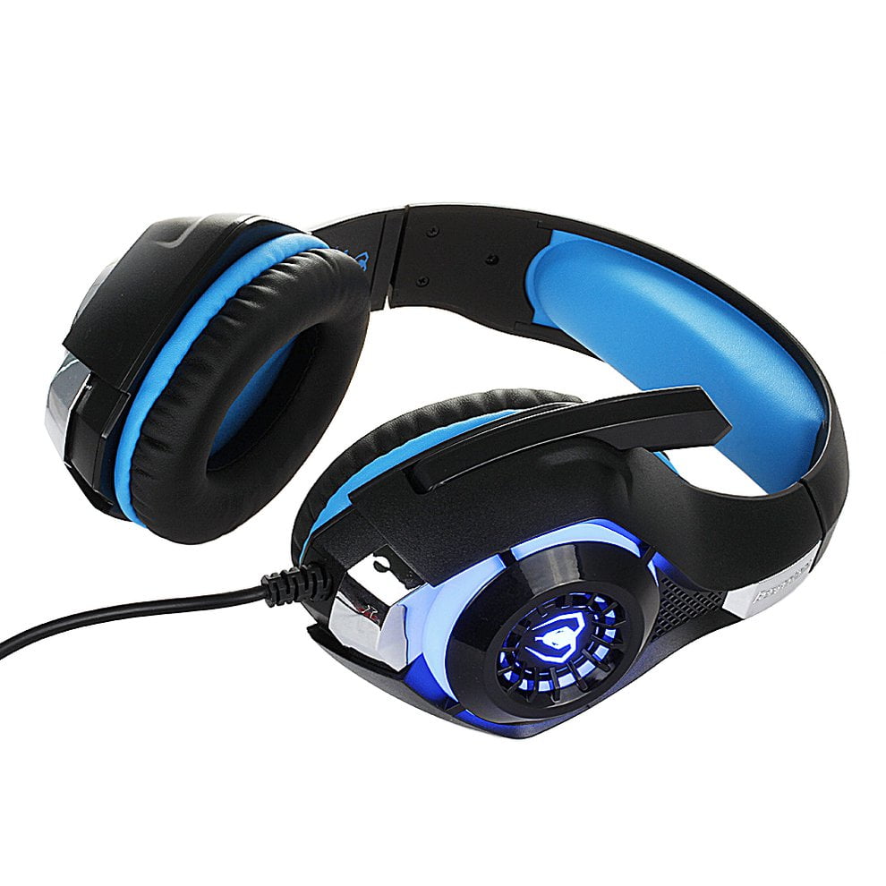 black+blue Gaming Headset for PS4 Xbox One PC Mac Controller Gaming ...