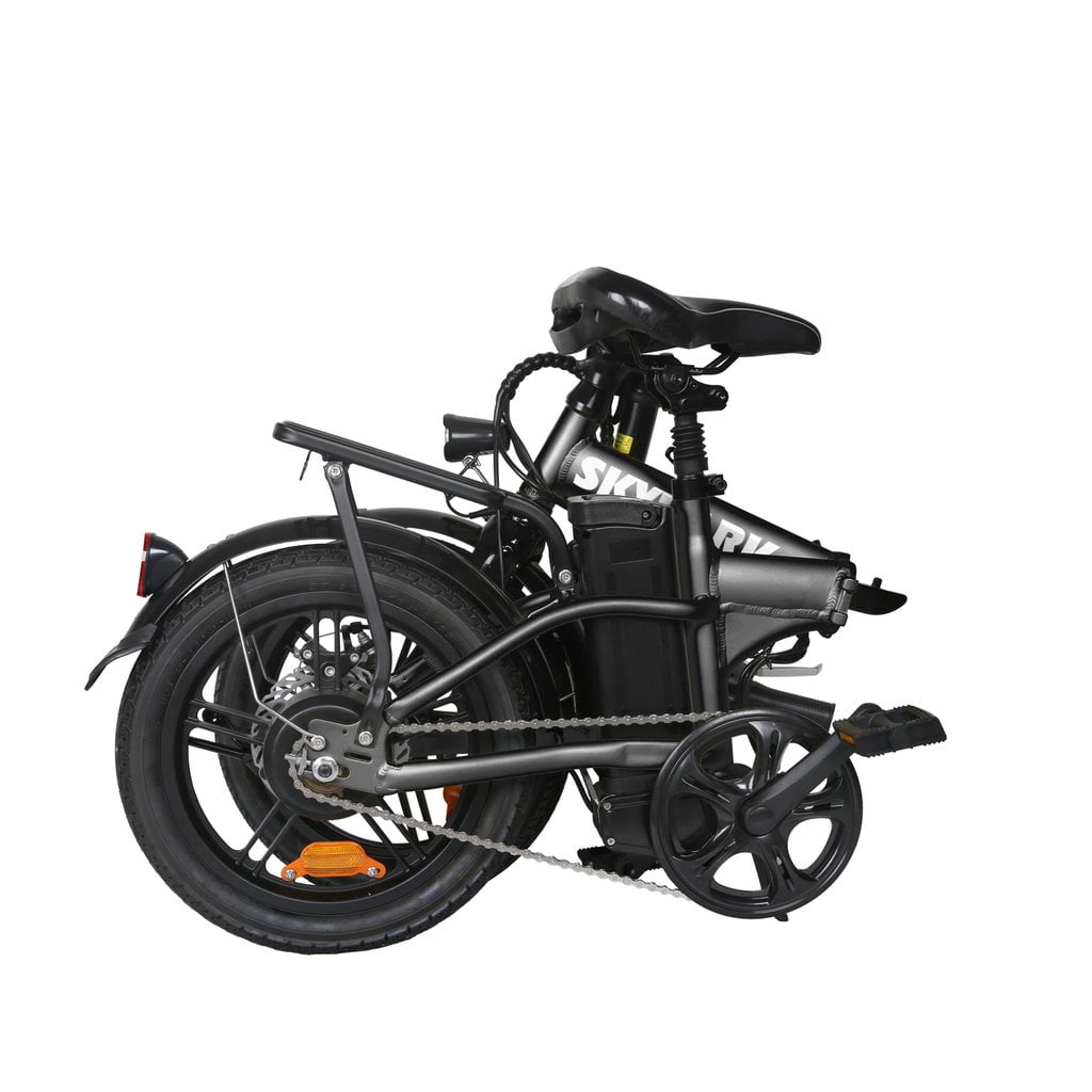 NAKTO A020100018 Skylark 16" x 2" Electric Bicycles, Black