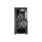 LIAN LI LANCOOL 216 X Black Steel / Tempered Glass ATX Mid Tower Computer Case ,2x 16 cm PWM Fans Included (Non RGB ) ----LANCOOL 216X