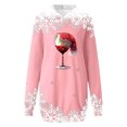 thumbnail image 3 of WILLBEST Vestidos Casuales Sudadera Larga Con Estampado Navideño Para Mujer Top Festivo Informal Y Cómodo 2025 Elegante Y Acogedor Para La Temporada De Invierno, 3 of 3