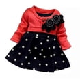 thumbnail image 1 of Baby Girl Cotton Flower Dress Clothes 26s, 1 of 4