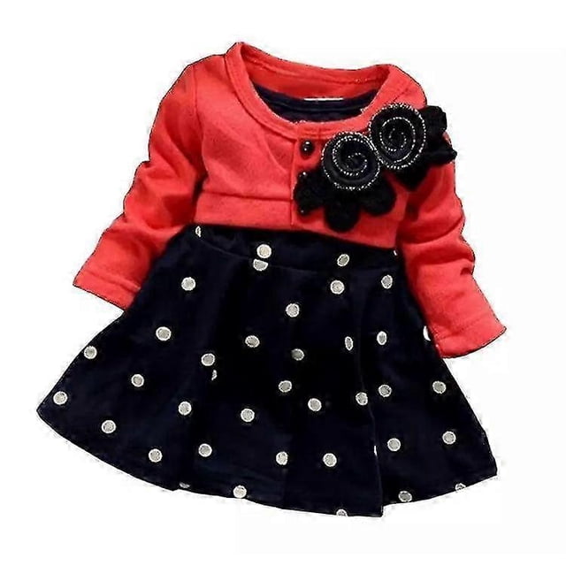 Baby Girl Cotton Flower Dress Clothes 26s