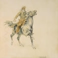 thumbnail image 3 of Remington, Frederic 20x20 Black Modern Framed Museum Art Print Titled - The Cowboy, 3 of 5