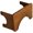 Tea color, variant on Multipurpose Bath Step Stool Natural Bamboos Materials Support Proper Squattings Position Easy Wipe Maintenance