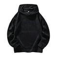 thumbnail image 2 of Dolkfu Sudaderas para hombres, tendencia de otoño 2025, sudaderas largas de pullover de gran tamaño con capucha, ligeras y con bolsillos. M, 2 of 4