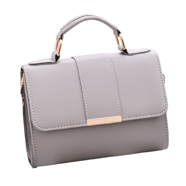 Bolso Crossbody Sonducket de Cuero PU Gris