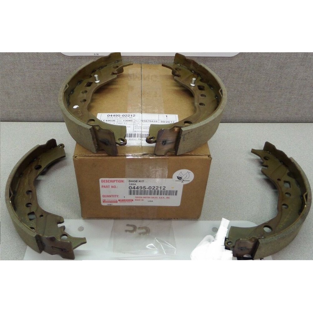 OEM Toyota Corolla Rear Brake Shoes