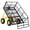 Black, variant on Garderth Mesh Steel Garden Cart,1500LB Metal Utility Wagon,3-in-1 Garden Dump Cart With 13 In All Terrain Tires,Yard Wagon Cart With Removable Side Panels For Outdoor Lawn Yard Backyard
