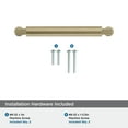 thumbnail image 4 of Amerock Balata 5-1/16 inch (128mm) Center-to-Center Golden Champagne Cabinet Pull, 4 of 6