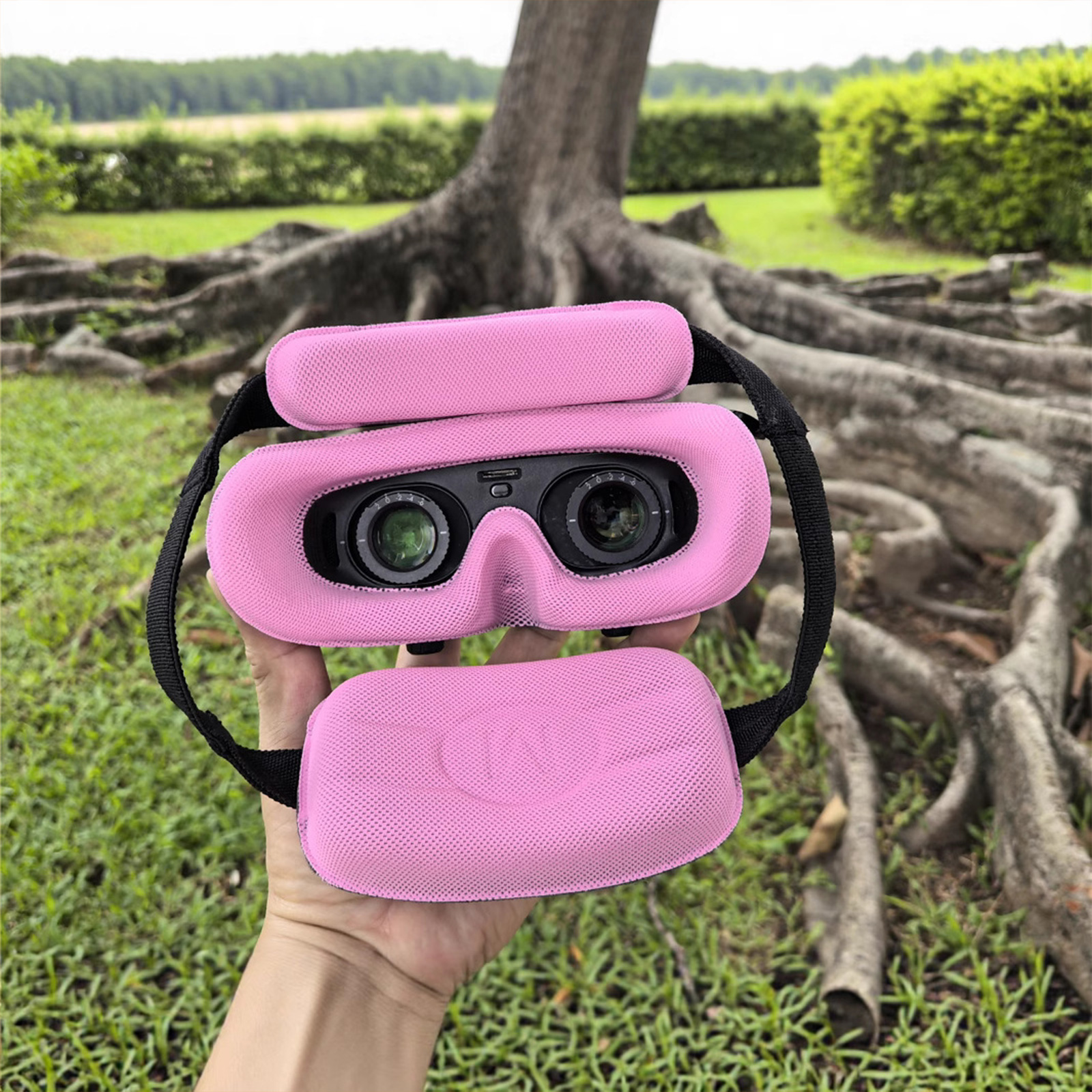 Silicone Foam Pad Sponge Eye Pad Face Mask For Goggles 3 Lens Protective Cover Dustproof Face Cover Replacement Part