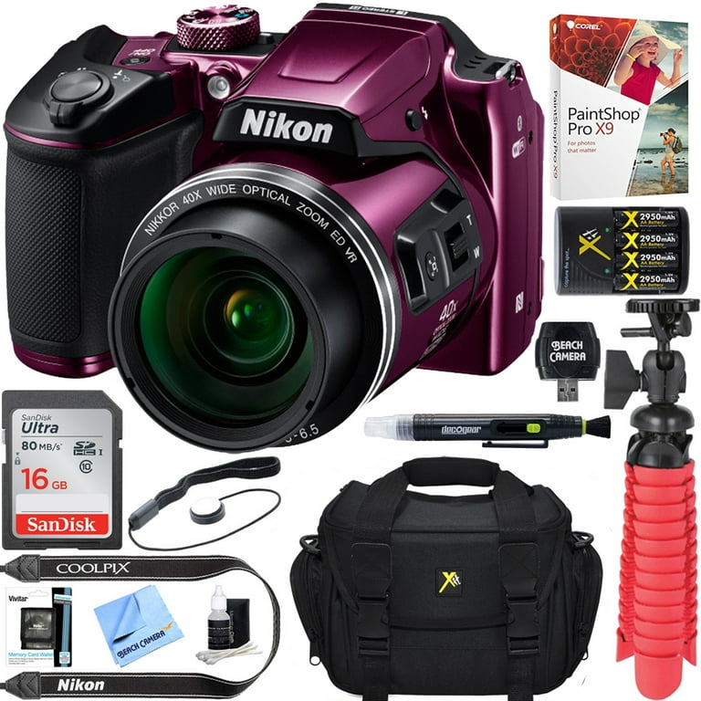 Nikon COOLPIX P900 16MP Zoom Digital Camera with 83x Optical Zoom, Built-in  Wi-Fi and NFC (Black) (Renewed)