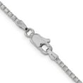 thumbnail image 3 of Auriga 14K White Gold 1.9mm Box Chain Bracelet 7 inch for Women(L- 7inch, W- 1.9mm), 3 of 6