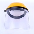 thumbnail image 1 of Visera transparente con visera, protección facial completa de plástico con protección UV y anti-sal., 1 of 5
