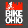 thumbnail image 2 of CafePress - Bike Ohio Maternity T Shirt - Maternity Dark T-Shirt, 2 of 3