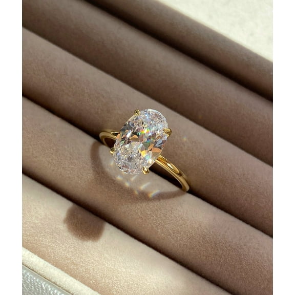 Classic & Gorgeous Moissanite Ring 1ct D Color VVS1 925 Sterling Silver Women's Ring Engagement ring Best Gift