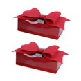 thumbnail image 3 of balikha 2Pcs Valentine's Day Gift Boxes Flower Boxes Delicate with Bow Decor Valentines Day Gifts for Her for Party Birthady Male, 3 of 9