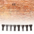 thumbnail image 2 of MGAXYFF Heavy Duty Brick Hooks, Steel Brown, 4.33"W (8 Pieces), 2 of 12