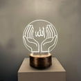 thumbnail image 2 of Creative 3d Eid Led Petite Lampe de Table Acrylique Ramadan Partie Décor, 2 of 4