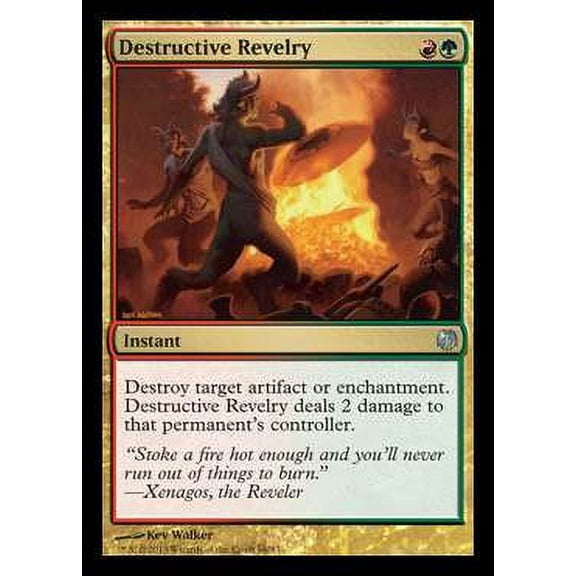 MtG Theros Uncommon Destructive Revelry (Foil) #192