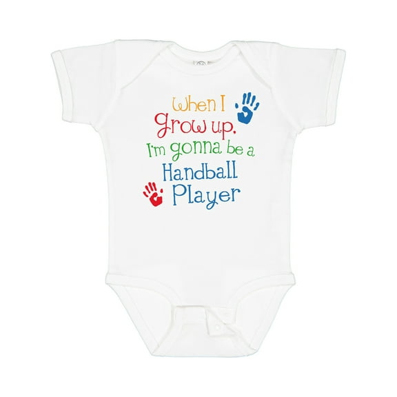 Inktastic Handball Player Future Boys or Girls Baby Bodysuit