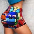 thumbnail image 4 of Lsque Five Nights At Freddy'S Pattern High Waisted Biker Shorts for Women-Tummy Control Fitness Athletic Workout Running Yoga Gym Shorts,Moisture-Wicking-X-Large, 4 of 9