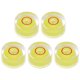 thumbnail image 1 of 5uds Redondo Burbuja Nivel 12x6mm Mini Circular Dianas Espíritu Niveles para Nivelación Cámara Trípode Telescopio Taller Tocadiscos Imágenes Marco, Amarillo, 1 of 6