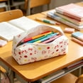 thumbnail image 1 of Cute Large Capacity Pencil Case Storage Bag For School Office Stationery Organizer Zippered Pouch For Pens Pencils Art Supplies, 1 of 6