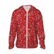 thumbnail image 1 of Fotbe Red Paisley Floral Chaqueta con Protección Solar UPF 50+ para Hombre y Mujer, Camisa con Capucha y Bolsillos-Small, 1 of 7