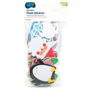 Hello Hobby Multicolor Holiday Foam Stickers, 30-Pieces
