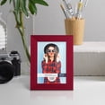thumbnail image 6 of Grooved 3.5 in. x 5 in. Red Picture Frame (Set of 2), 6 of 8