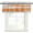 Burnt Orange, variant on Kitchen Curtain Valances for Windows,Watercolor Brown Abstract Texture Rod Pocket Small Valance Short Window Treatment for Bedroom Bathroom Living Room,42"x12"