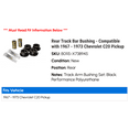 thumbnail image 2 of Rear Track Bar Bushing - Compatible with 1967 - 1973 Chevy C20 Pickup 1968 1969 1970 1971 1972, 2 of 2