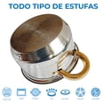 thumbnail image 4 of Bateria de Cocina RD Royal Cook Plateada de acero inoxidable 12 pz, 4 of 5