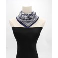 thumbnail image 5 of CAILDANL 100% Real Mulberry Silk Scarf -21'' x 21''- Lightweight Neckerchief –Women Men Small Square Digital Printed Scarves, 5 of 7