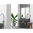 thumbnail image 5 of Castello USA Juniper Stone Solid Surface Wall-mounted Vessel Sink Grey 30" Left Basin, 5 of 7