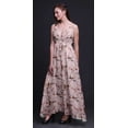 thumbnail image 2 of Bimba Bird Ladies Long Floral PrintÂ&nbsp;Dress Spaghetti Strap V Neck Maxi Beach Wear-Small, 2 of 6