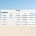 thumbnail image 3 of ITSAME Girls One-Piece Swimsuit, Lightweight Comfortable Tie-Dye Print Quick-Dry Summer Fashion Beach Surfing Swimwear Dark Blue 7-8T, 3 of 7