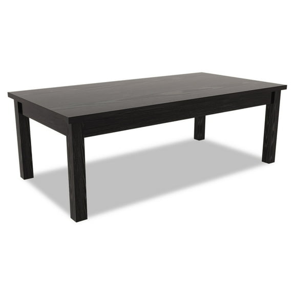 Alera Valencia Series Occasional Table, Rectangle, 47-1/4 x 20 x 16-3/8, Black