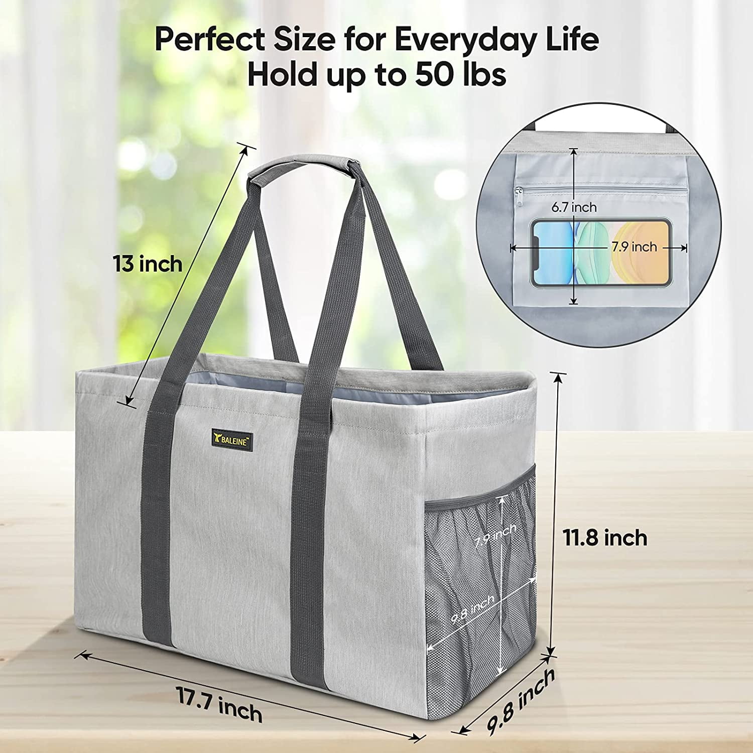 soft utility tote